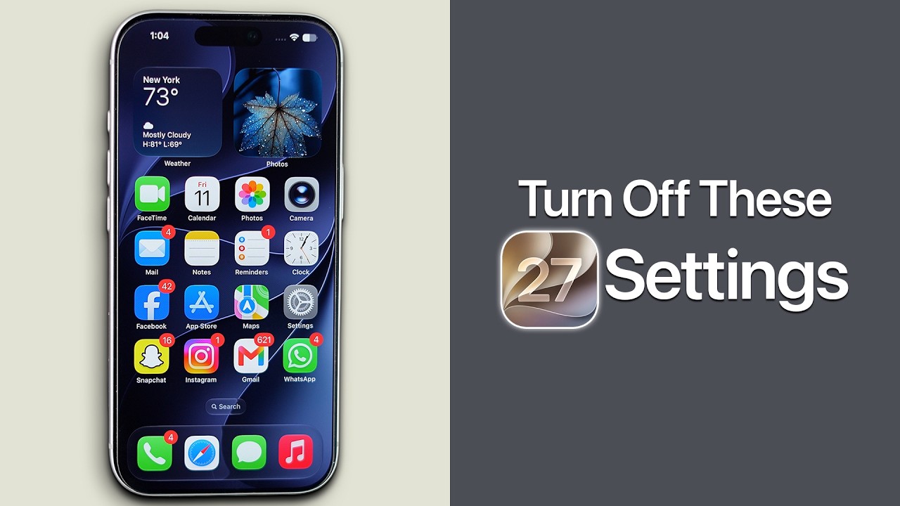 iOS 27: настройки, которые нужно отключить прямо сейчас.