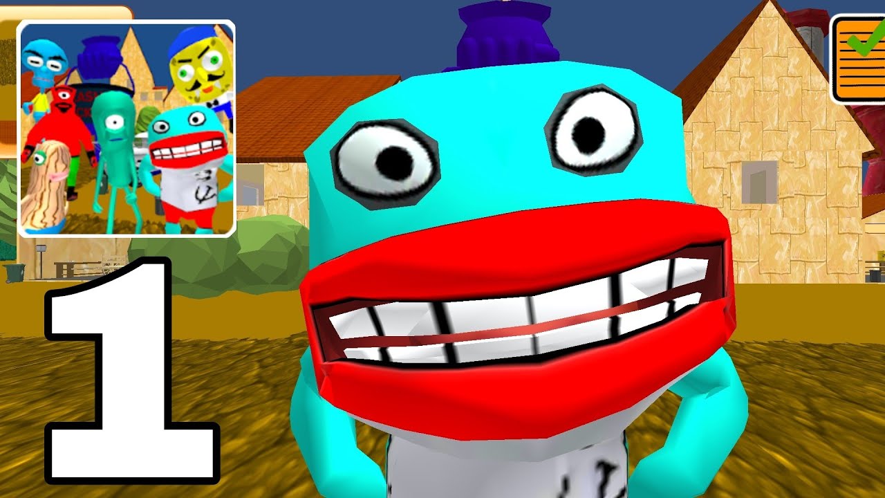 Plankton Gang Secret Sponge's Neighbor Escape 3D Gameplay Level 1 To 10