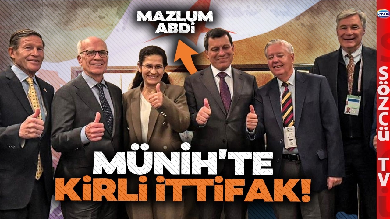 Münih'te Skandal Görüntü! Mazlum Abdi, ABD ve Fransa ile Aynı Karede