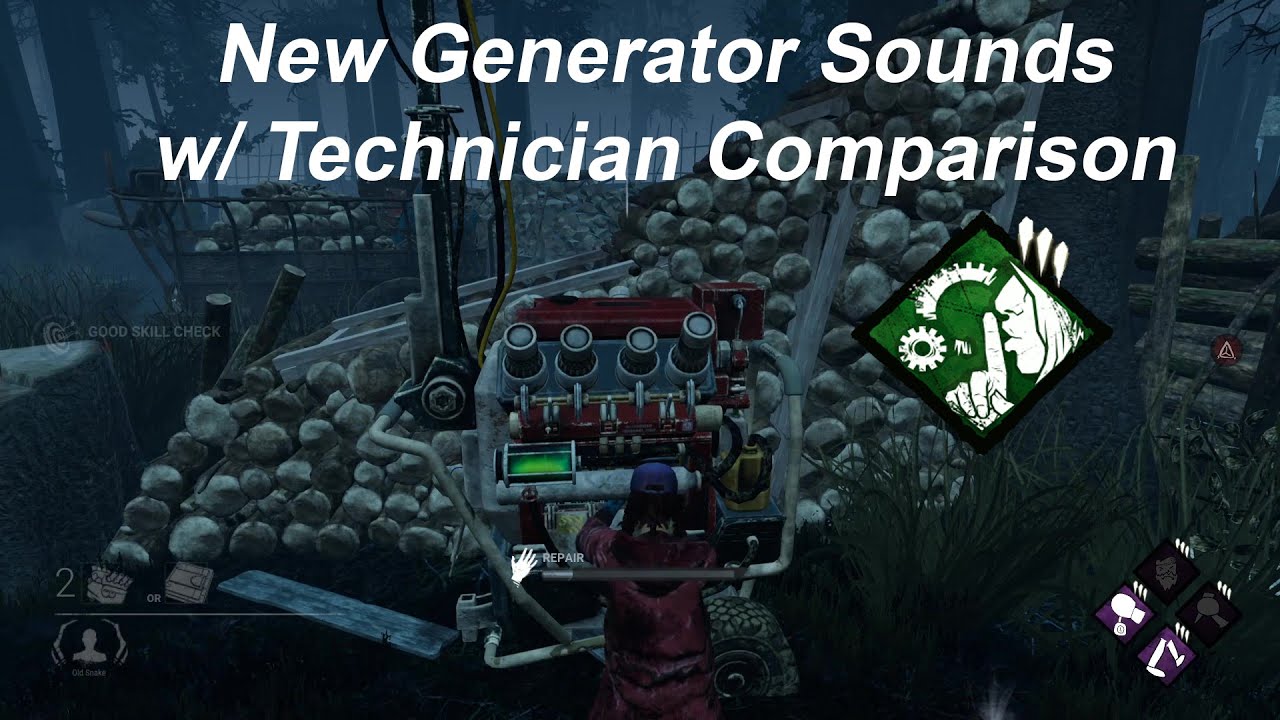 New Generator Sounds In Dead by Daylight 4.2.1 Patch. Technician Perk Sound Comparison Included