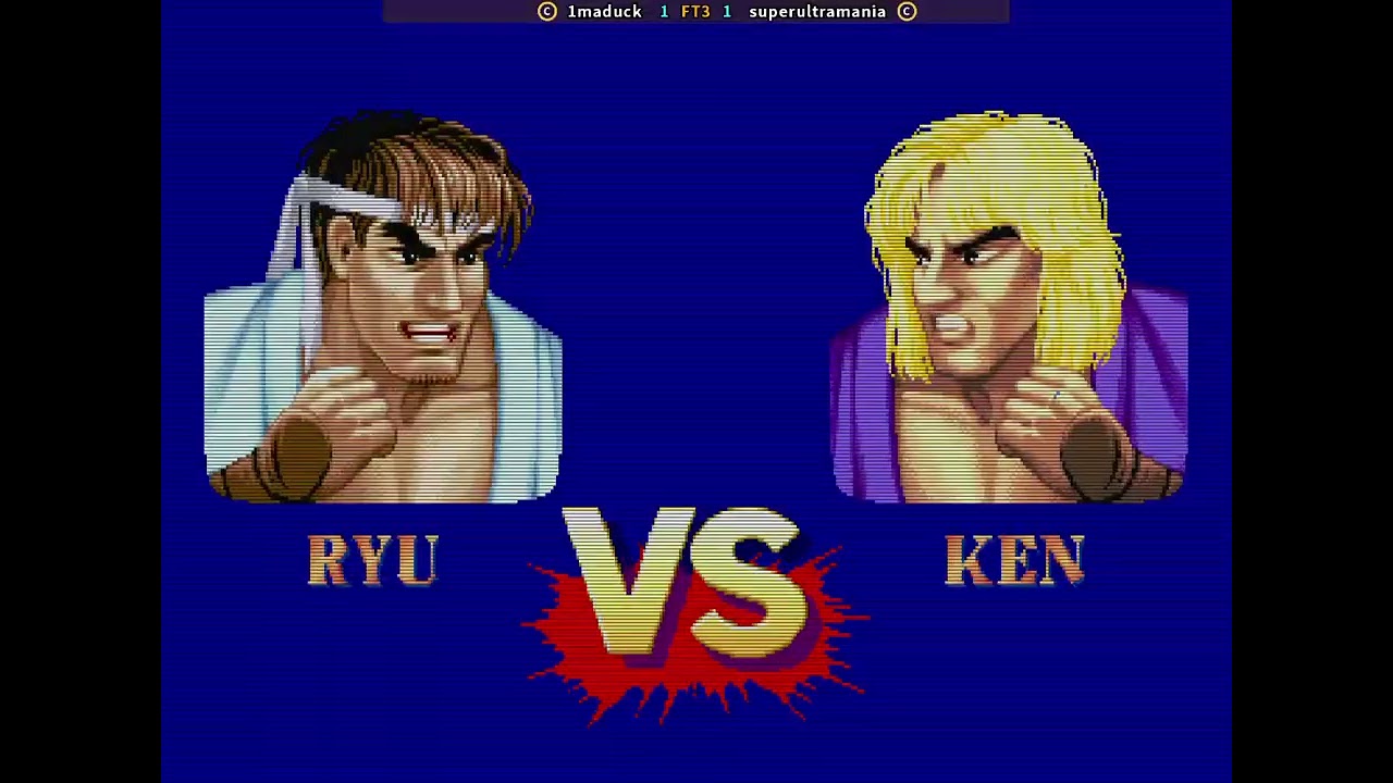 Street Fighter II' - Hyper Fighting ; 1maduck vs superultramania