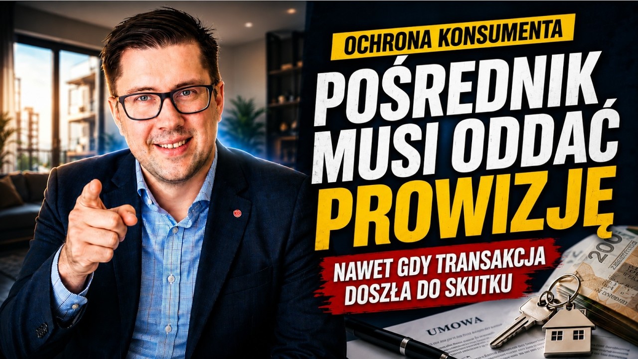 Zapłaciłeś prowizję pośrednikowi? Sprawdź, czy możesz żądać jej zwrotu