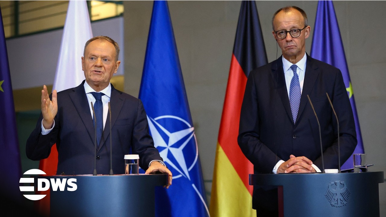 EXCLUSIVE Q&A: Merz & Tusk Reveal Insights on EU Challenges and Regional Security | DWS News | AC14