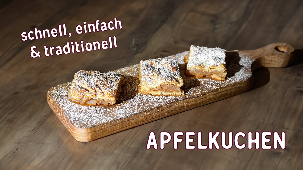 Apfelkuchen wie von Mama - schnelles und einfaches Dessert