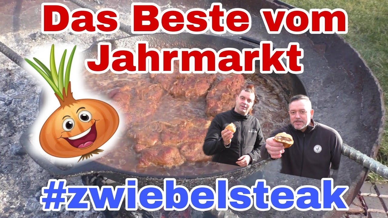 🧅🥩 ZWIEBEL STEAK SEMMEL wie auf dem Jahrmarkt nur viel besser😁 einfach, schnell | Die Sachsengriller