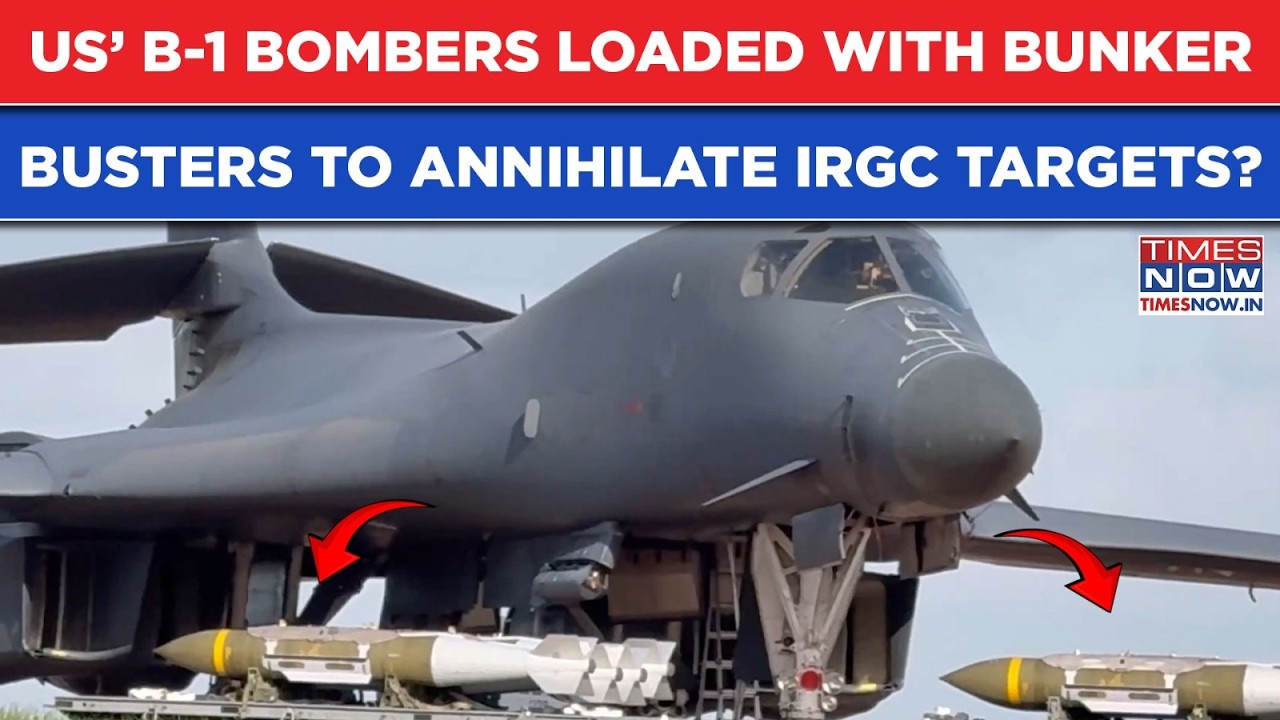 Iran War: US’ B-1 Bombers Loaded With Bunker-Busters At UK Airbase? This Viral Video Shows...