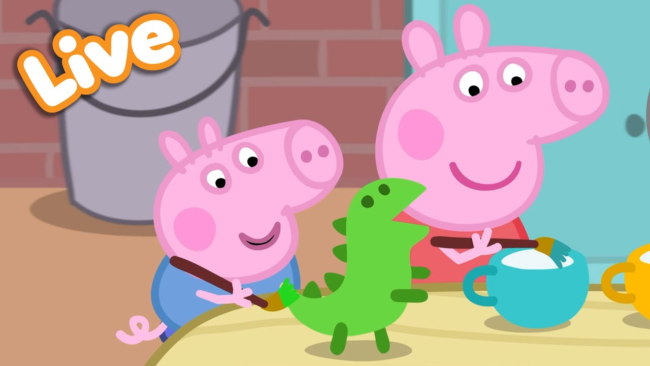🔴 LIVE 24/7: Peppa Pig Playtime Fun! 👗🌈 | Peppa Pig's Pretend Play | FULL EPISODES