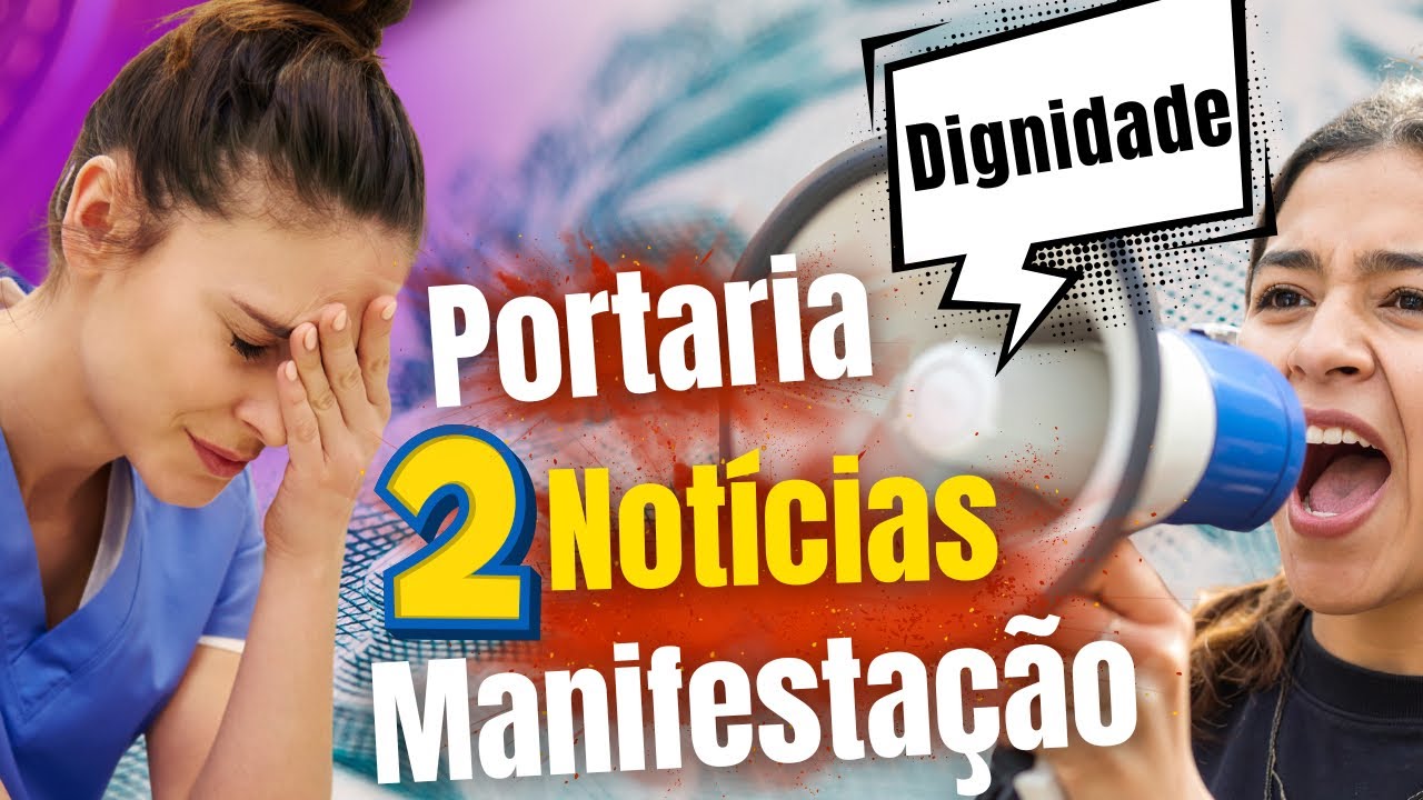 🔴 2 NOTÍCIAS Portaria de Janeiro do Piso Salarial e Manifestação da Enfermagem nas Ruas do Rio