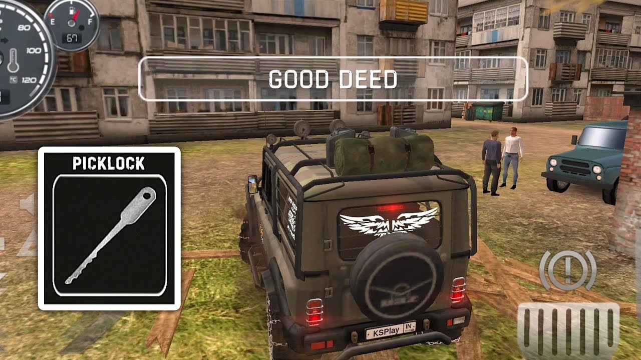 Mission K 6 - Getting Picklock To Unlock Any Container | Russian Car Driver UAZ HUNTER Gameplay HD