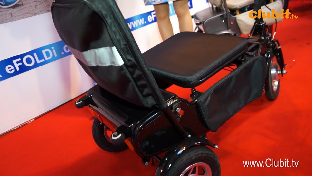 eFOLDi - The World's First Fully Collapsible Electric Folding Scooter #eFOLDi
