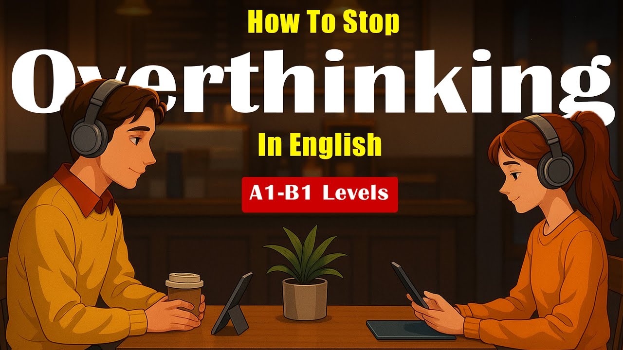 English For Anxiety & Overthinking | A1-B1 Levels | English Podcast 🎙️