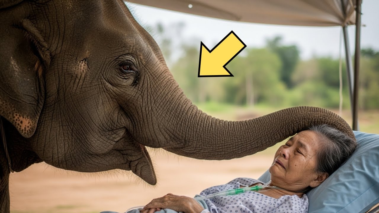ENFERMERA TERMINAL SE DESPIDE DE SU ELEFANTE — SU REACCIÓN ROMPIÓ MILLONES DE CORAZONES