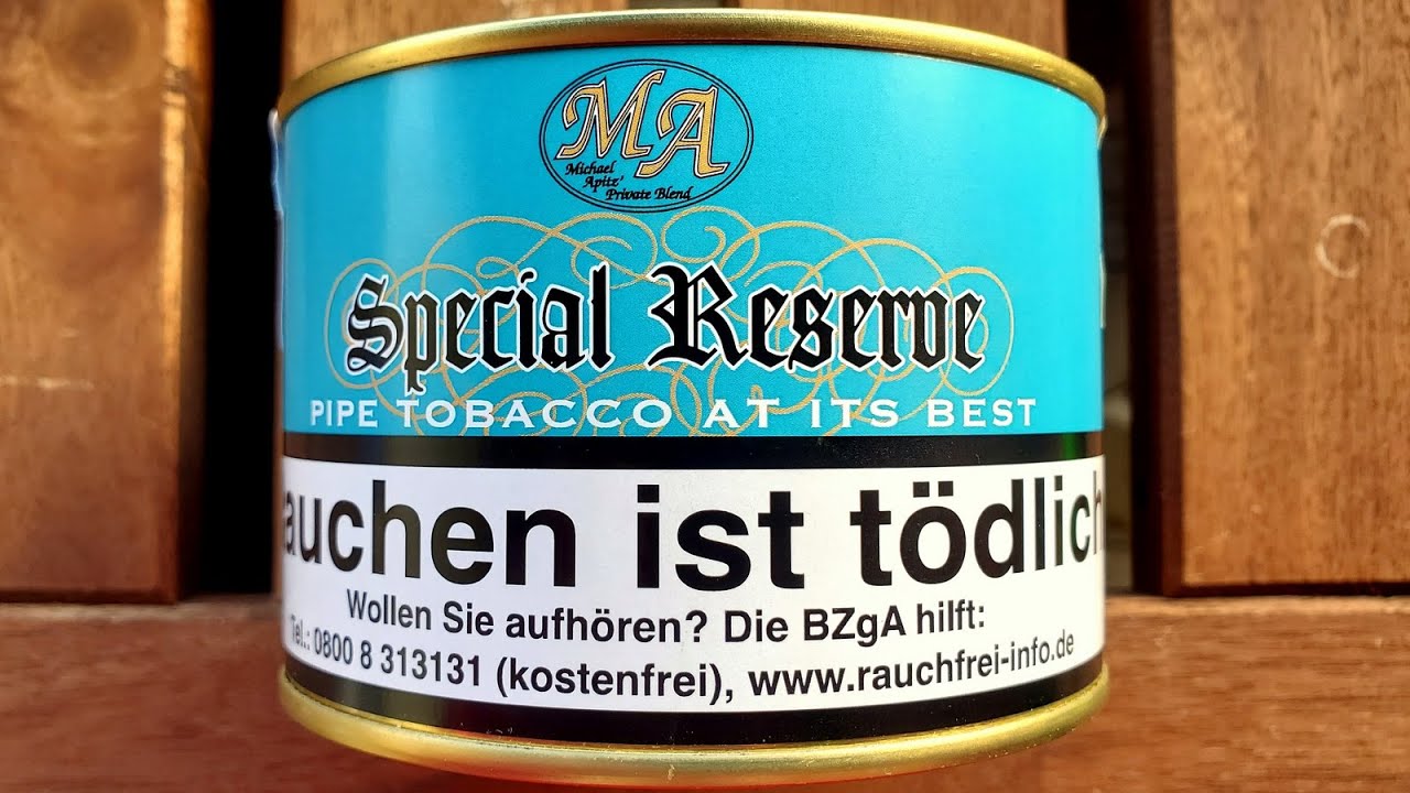 🇩🇪 Pfeife rauchen  |  DTM – Dan Tobacco »M.A. – Special Reserve«  |  Pipe Tobacco  |  Pfeifentabak