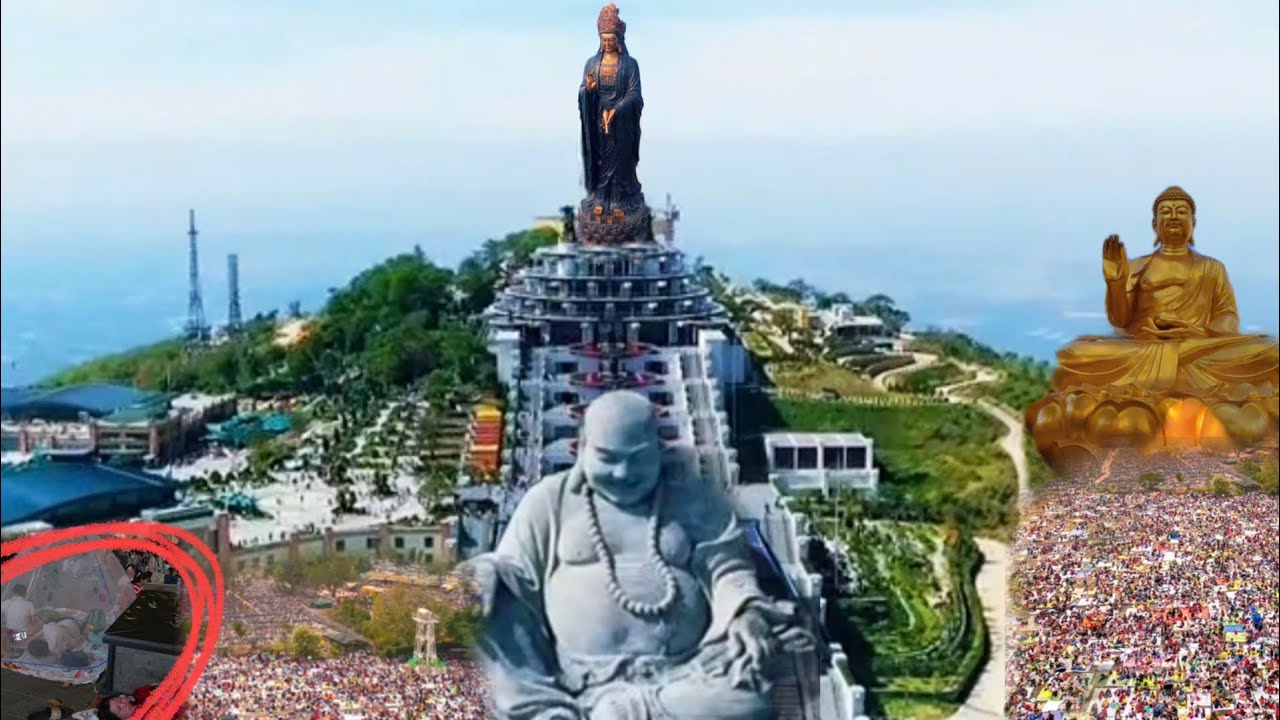 Núi Bà Đen￼ vỡ trận￼ hàng ngàn người phải ngủ lại trên núi ￼
