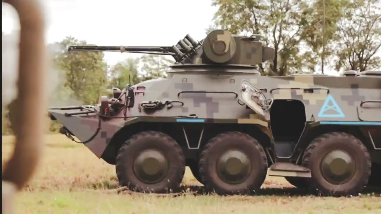 Thai Army's Retake Disputed AreaBTR-3 variants and M60A3 TIFCS tanks support infantry assault.