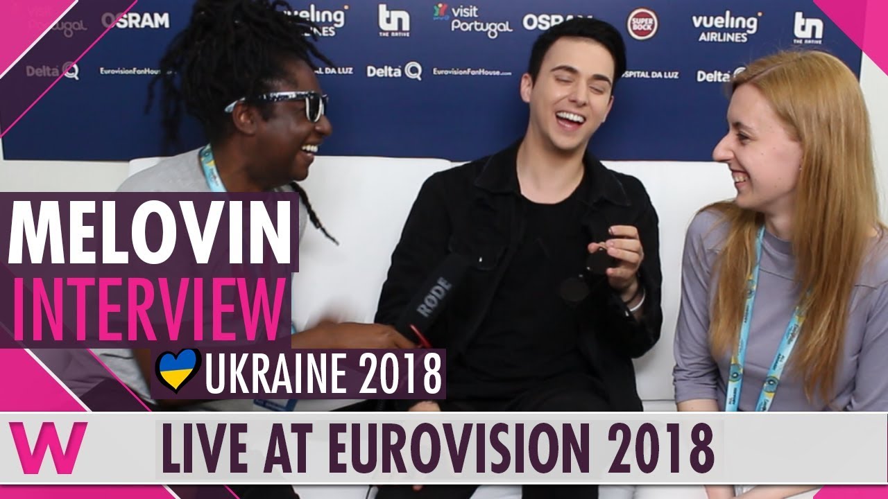 Mélovin (Ukraine) Interview @ Eurovision 2018 | wiwibloggs