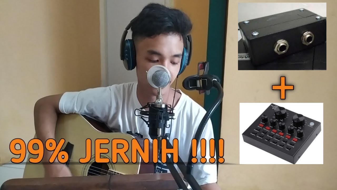 Ini Rahasianya!! Menstabilkan Suara Gitar Acoustic Dengan Vokal | soundcard v8 + Converter