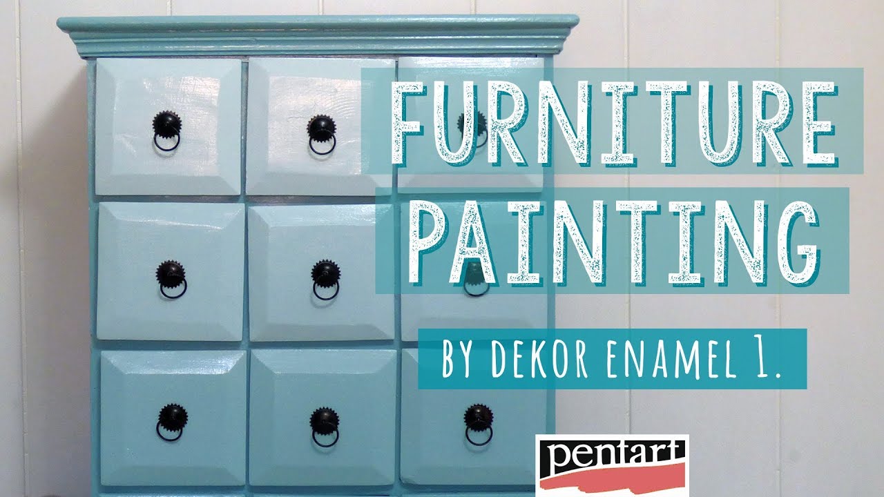 Bútorfestés zománcfestékkel 1 // Furniture painting by Dekor Enamel 1