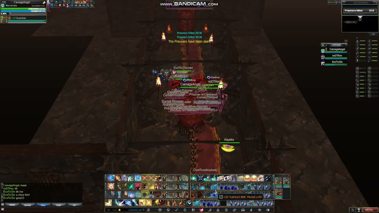Rappelz Alcatraz Stage 8 Trio (Merc, DE & Slayer)