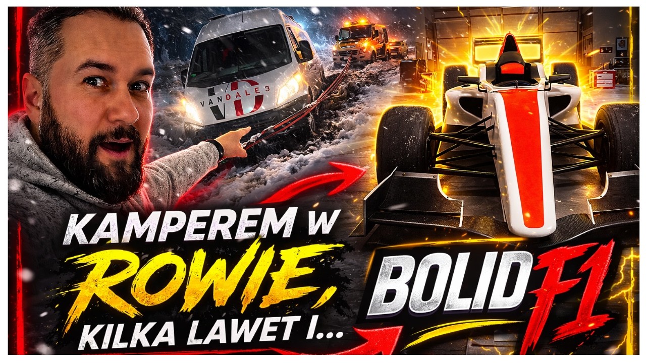 Kamperem w rowie, kilka lawet i... BOLID F1. Najbardziej pechowe ferie