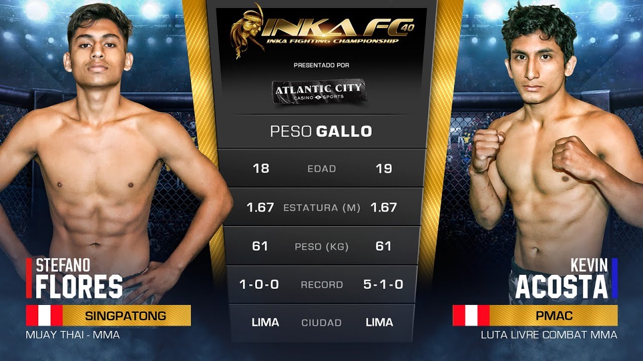 INKA FC 40: KEVIN ACOSTA VS. STEFANO FLORES