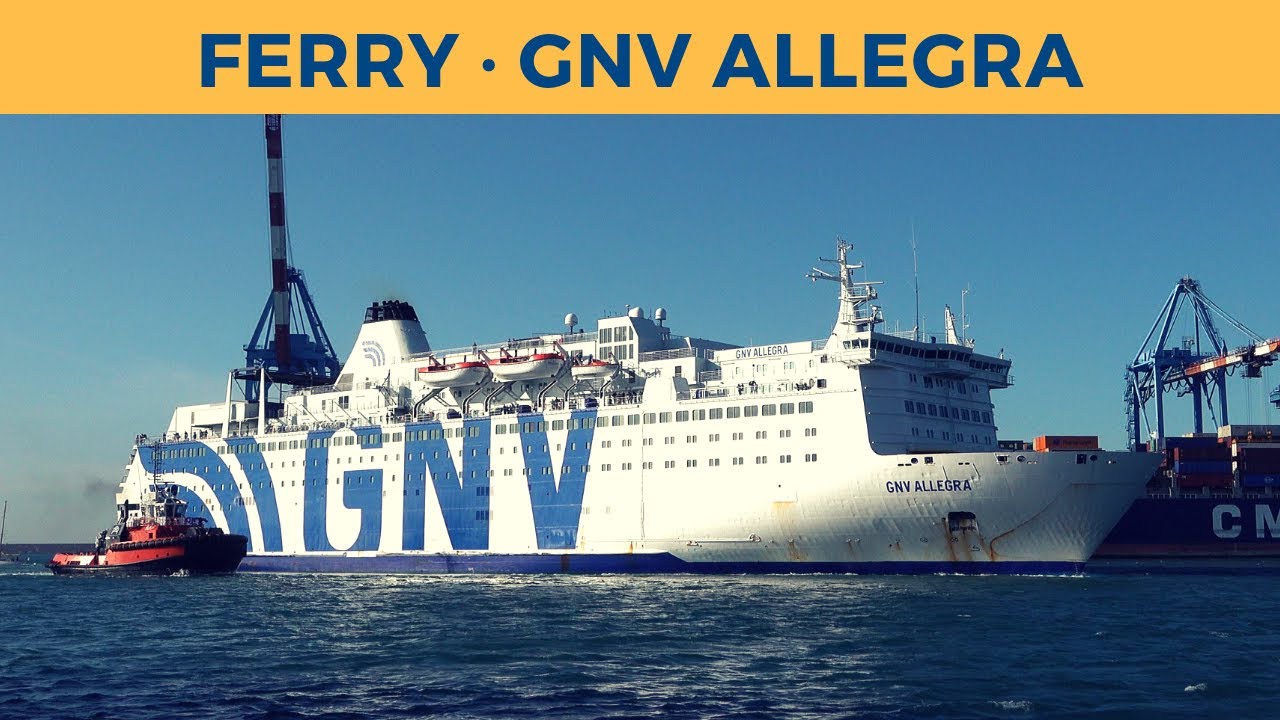 Arrival of ferry GNV ALLEGRA in Genova (GNV)