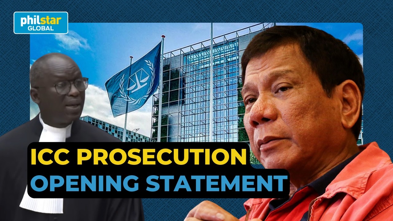 Duterte sa ICC: Opening statement ng ICC prosecutors sa pre-trial hearing ni Duterte