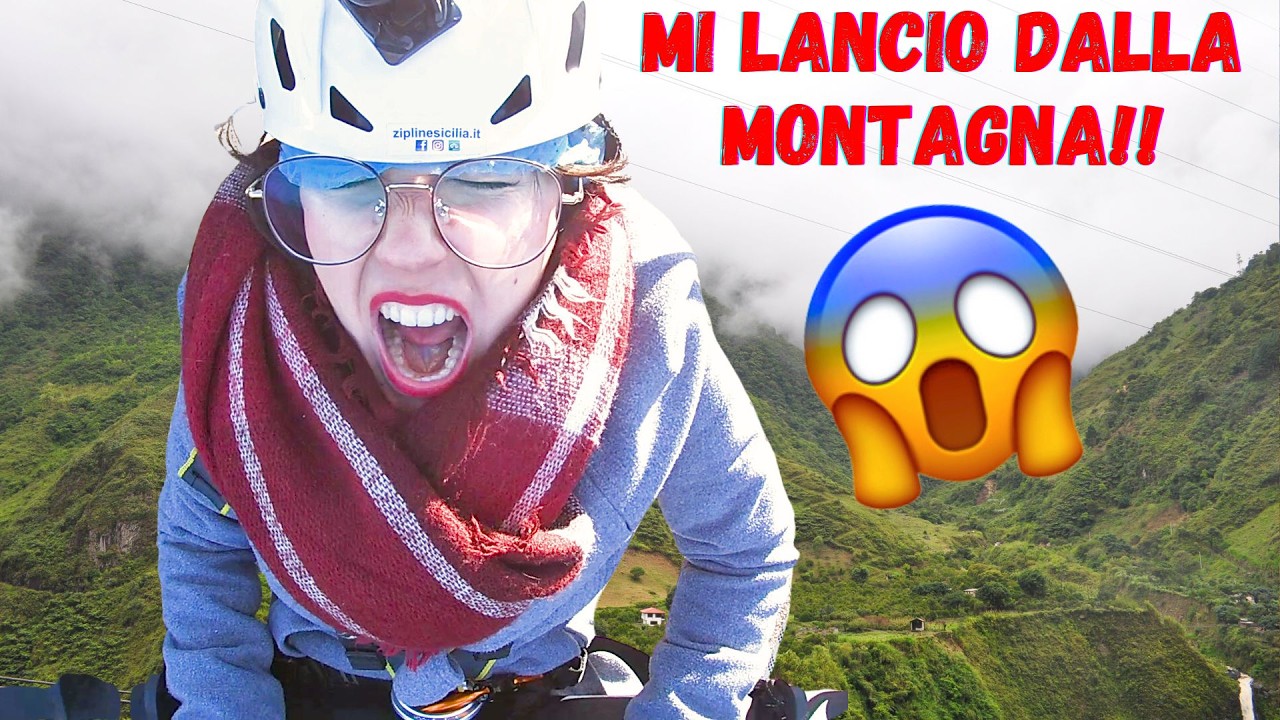 MI LANCIO DALLA MONTAGNA!!!! *Zipline ed altalena San Mauro Castelverde Sicilia*