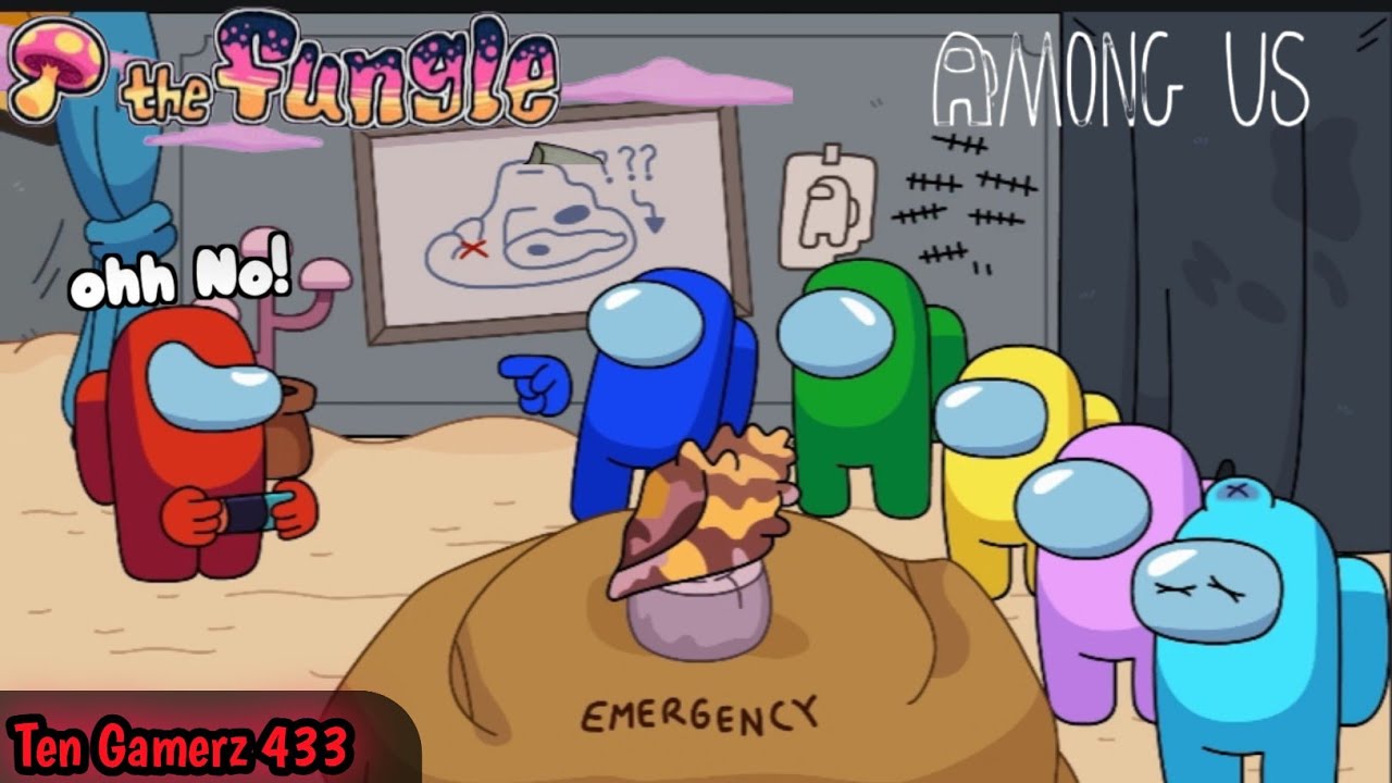 Among Us *The Fungle Map Trailer Hide N Seek !!