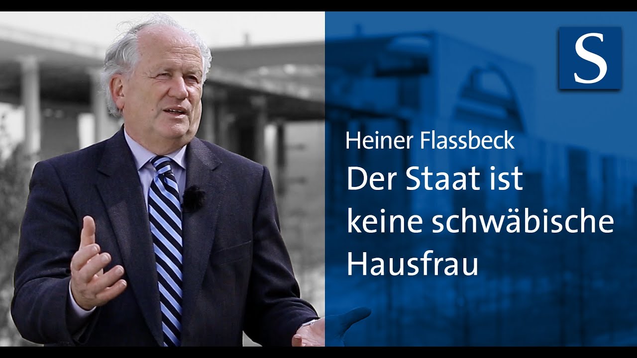 Heiner Flassbeck: Der Staat ist keine schwäbische Hausfrau