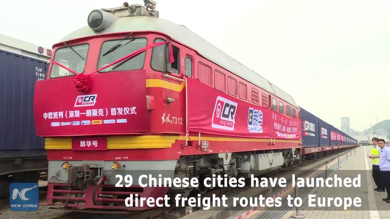 New Sino-European freight train leaves for Belarus