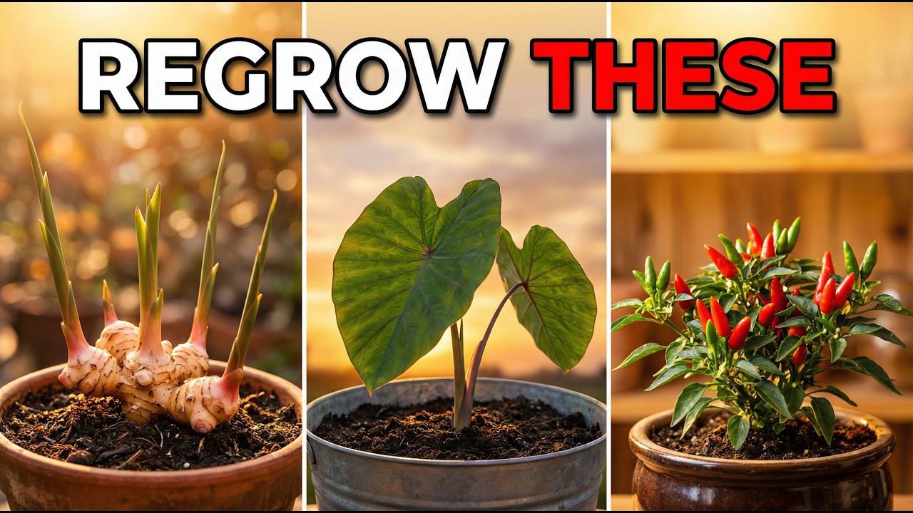 10 Exotic Vegetables You Can Regrow From Store Bought Scraps