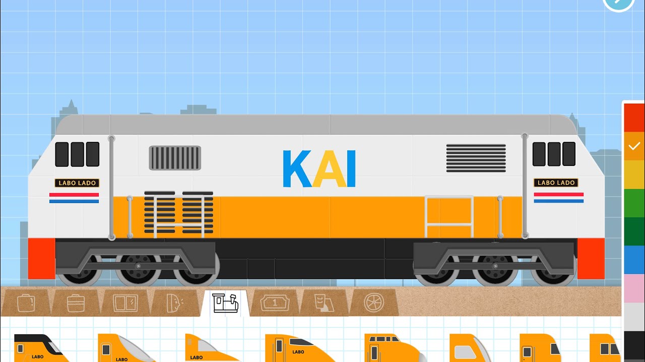 Cara Membuat Kereta Api CC206 di Game Labo Brick Train - Episode 02