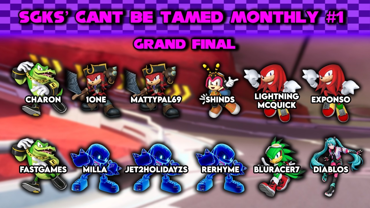 Sonic Racing CrossWorlds - @supergirlkels Can't Be Tamed Monthly #1 | Grand Final