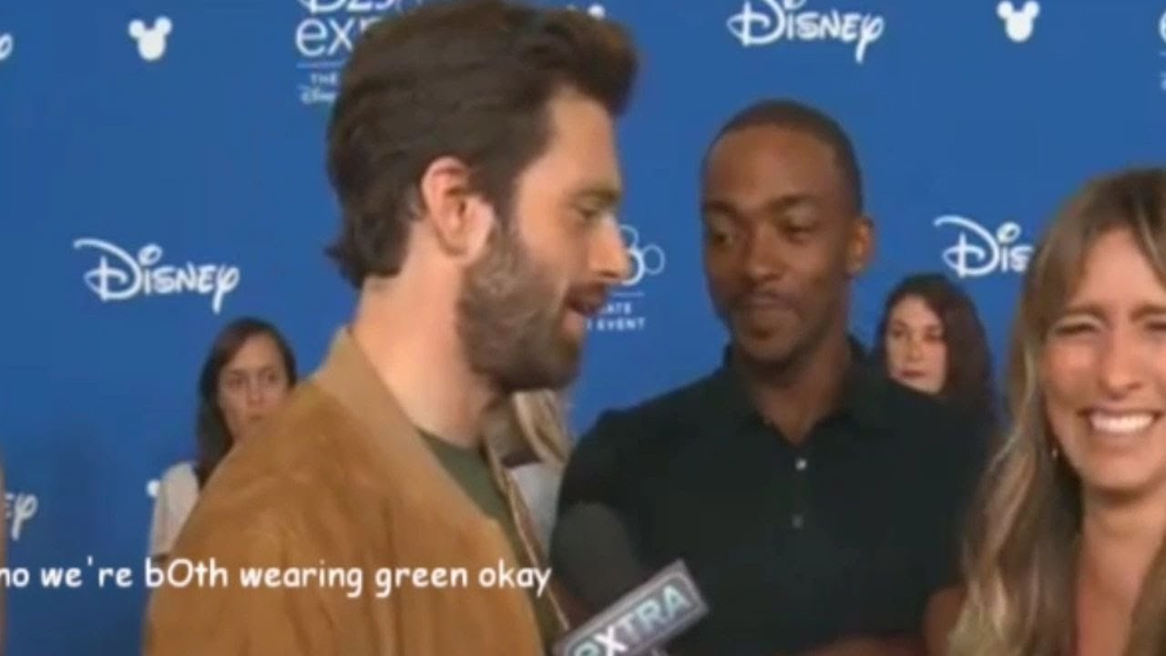 sebastian stan being a flirt