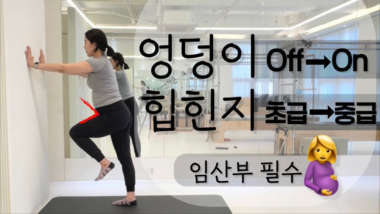 엉덩이가 안 쓰이는 이유→‘힙힌지’부터 다시! (초급→중급 | 임산부 필수🤰)