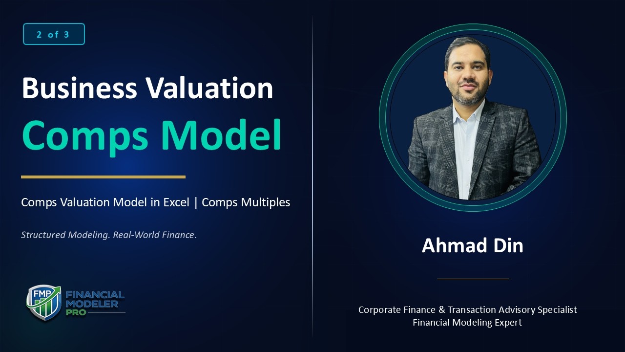Comps Valuation Model in Excel | Comparable Companies Analysis Multiples (2 of 3)