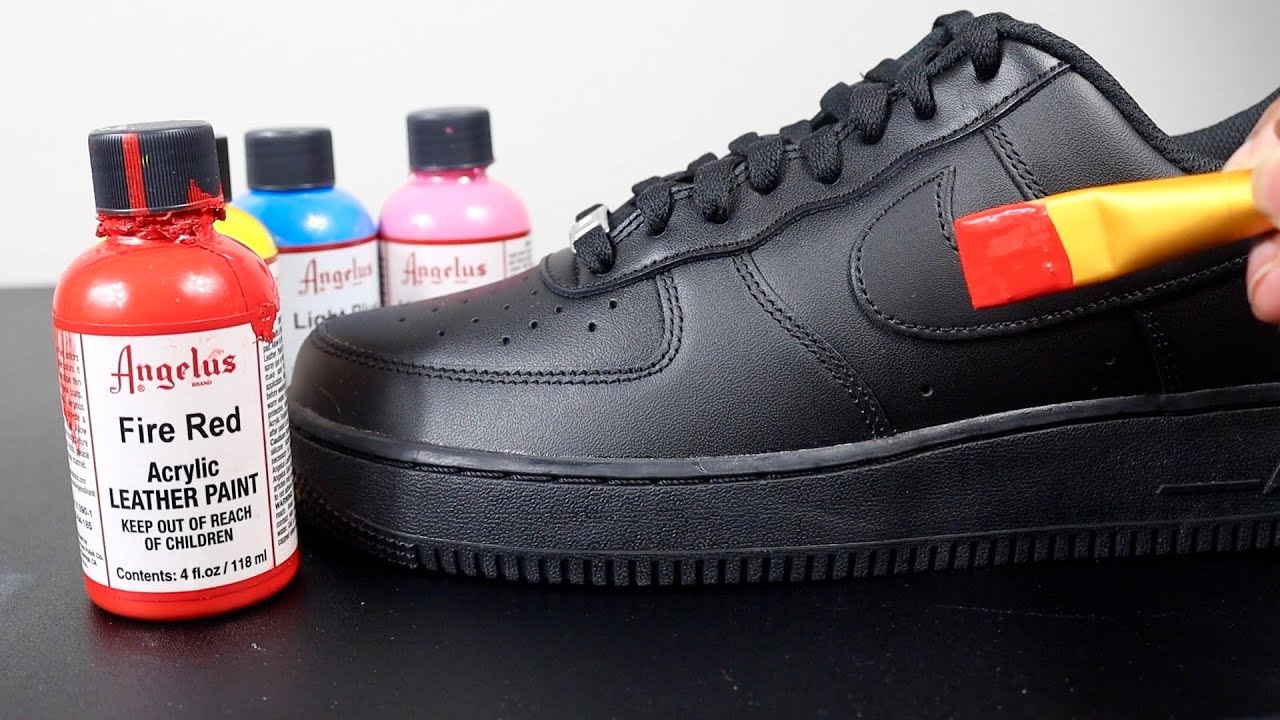 Как кастомизировать чёрные Air Force 1! 🎨👟 (ЛЕГКО)