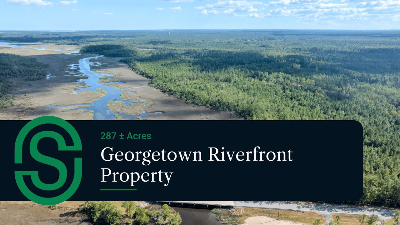 Georgetown Riverfront Property • 287± Acres • Deepwater & Dock-able Homesite • Brunswick, GA