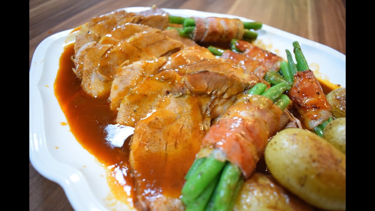 КЛАССИКА НЕМЕЦКОЙ КУХНИ,ЗАПЕЧЁННАЯ СВИНИНА!