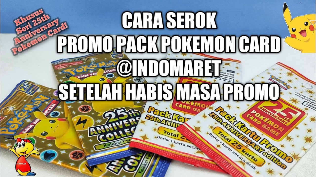 CARA BELI KARTU PROMO PACK @Indomaret Setelah Habis Masa Promonya|POKEMON CARD SERIES 25th ANNIV