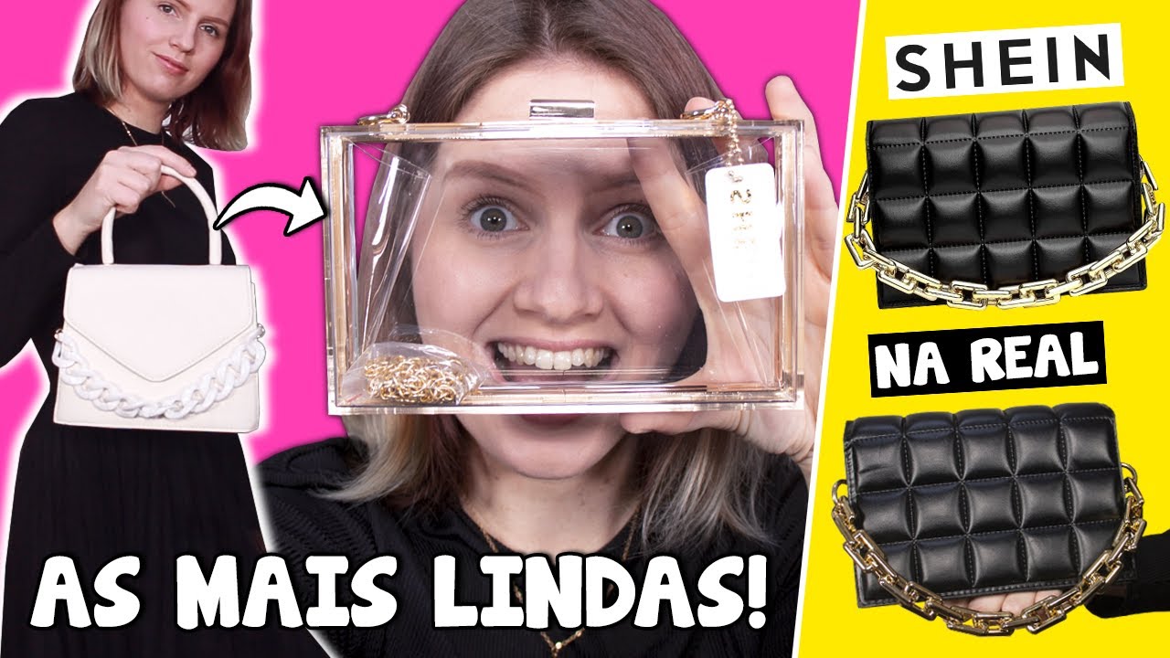 Comprei 12 BOLSAS na SHEIN! *desastre ou sucesso?*