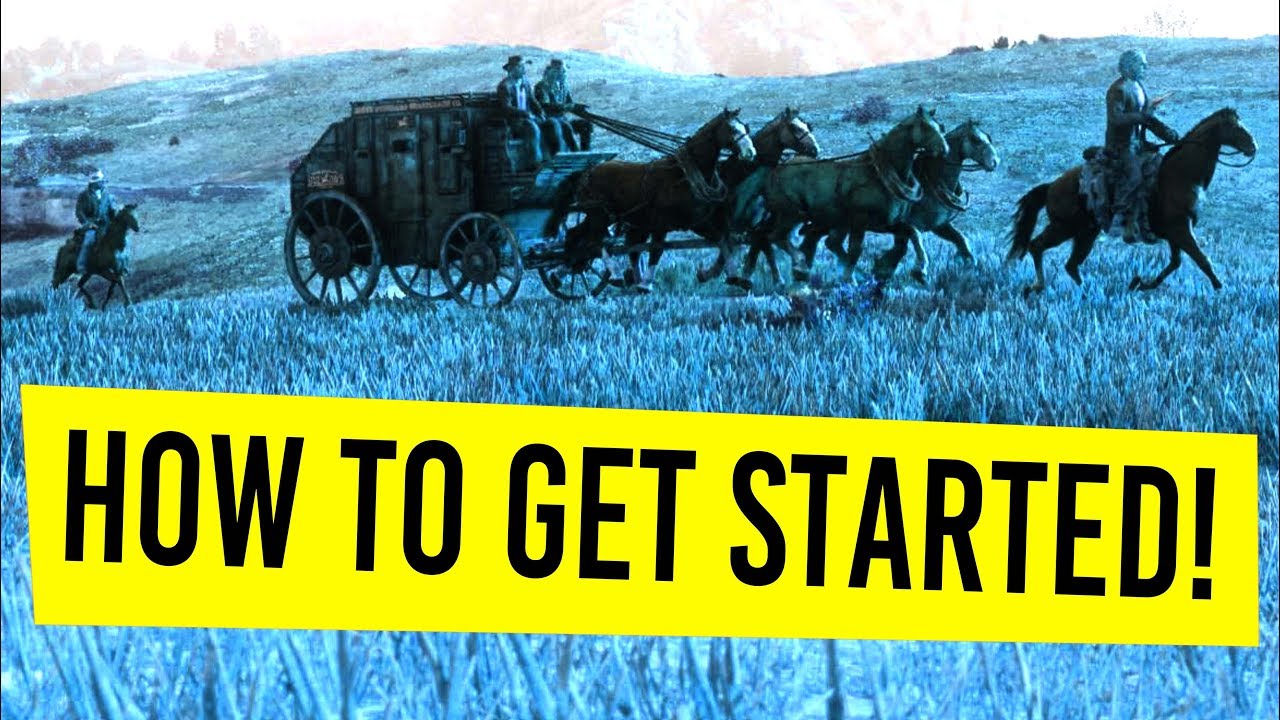 Red Dead Redemption 2 Stagecoach Mission  - How to Get Started Fast and Easy!