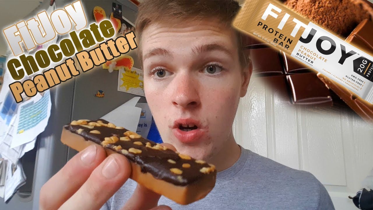 FitJoy Chocolate Peanut Butter - Protein bar Review!