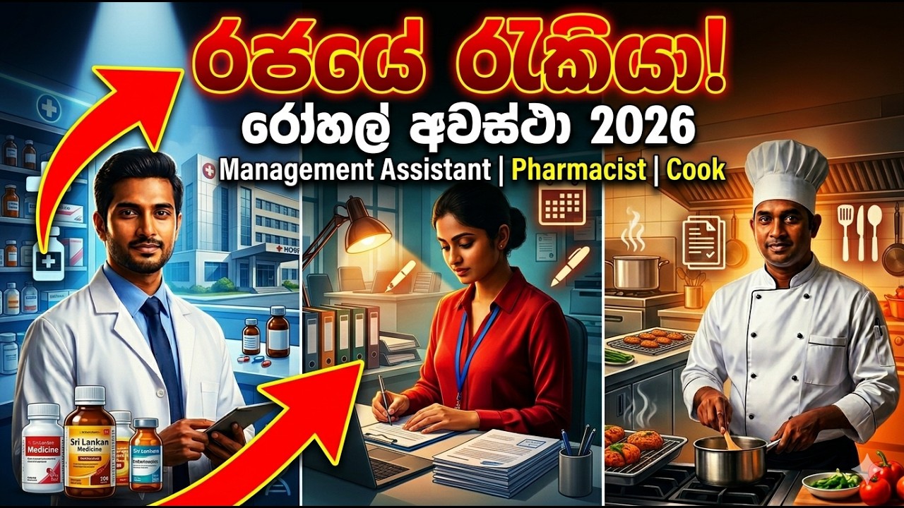 Government Jobs in Sri Lanka I රජයේ රැකියා I Ministry of Health & Mass Media I JobFlix SL