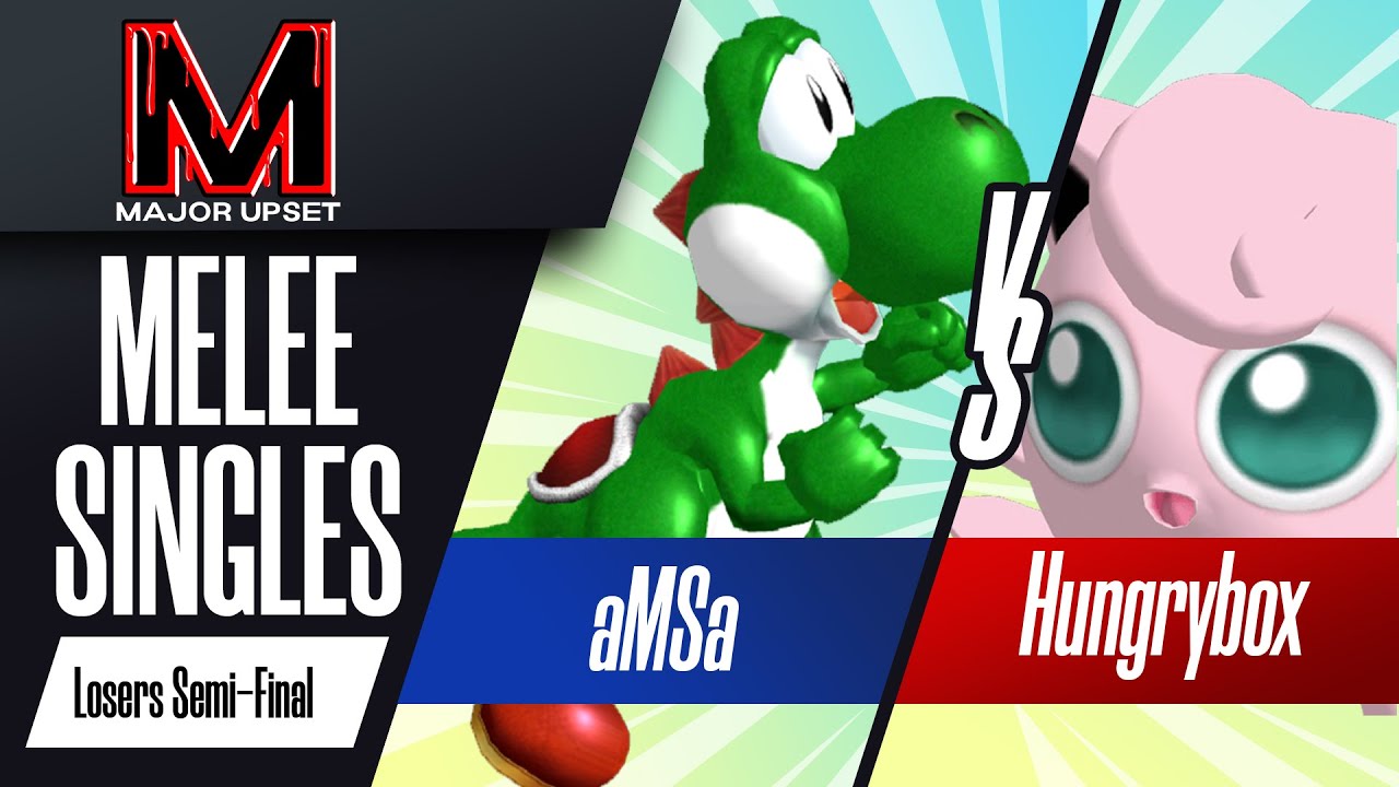 aMSa (Yoshi) vs Hungrybox (Jigglypuff) - Melee Singles Losers Semi-Final - MAJOR UPSET