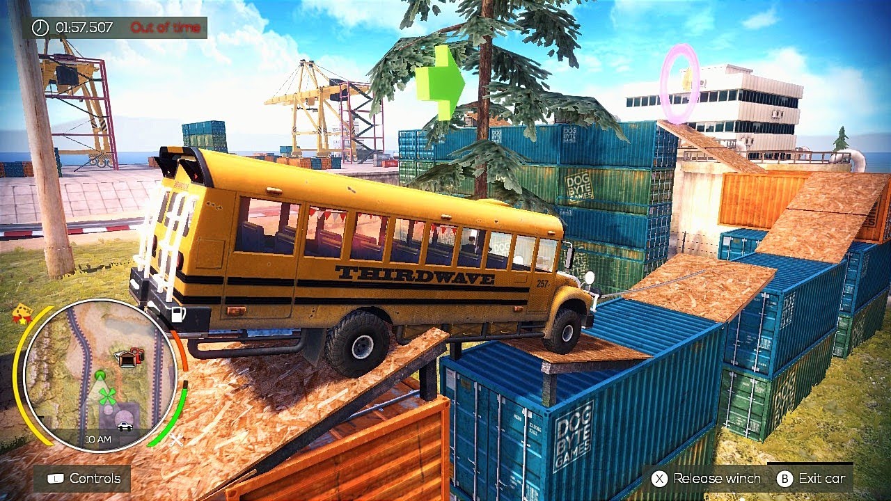 Can School bus Complete This Climber | Off The Road Unleashed Nintendo Switch Gameplay