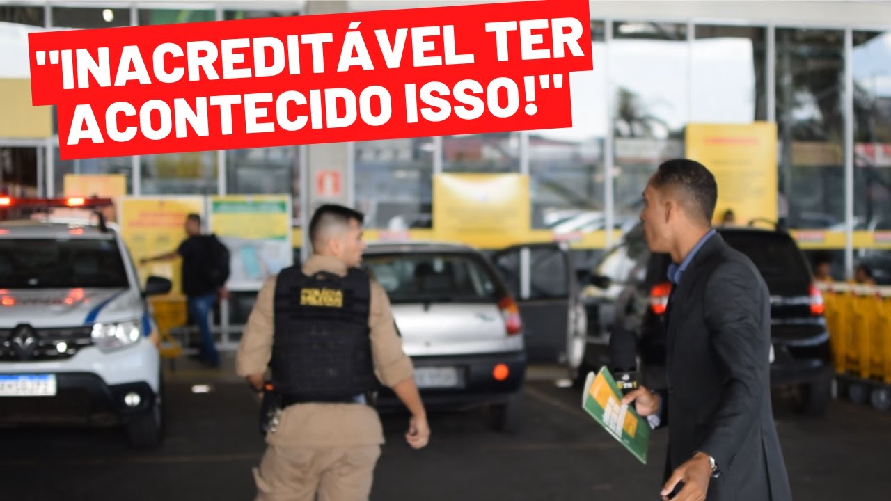 POLÍCIA APARECE MISTERIOSAMENTE EM GRANDE SUPERMERCADO APÓS REPORTAGEM