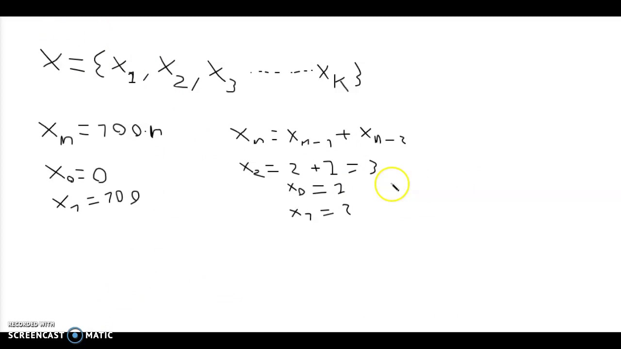 Mat A - Diskret matematik - Rekursionsligninger