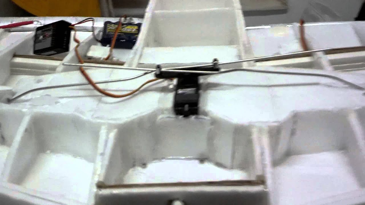 Homemade p-51 mustang retract landing gear